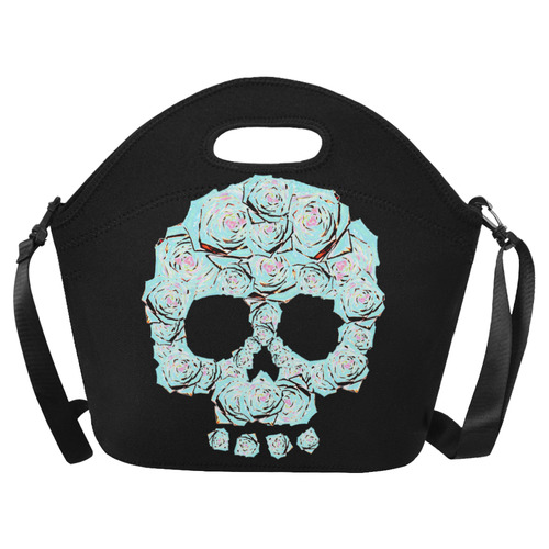 skull Neoprene Lunch Bag/Large (Model 1669)