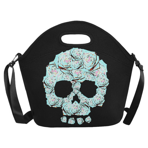 skull Neoprene Lunch Bag/Large (Model 1669)