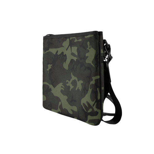 Camo Green Slim Clutch Bag (Model 1668)