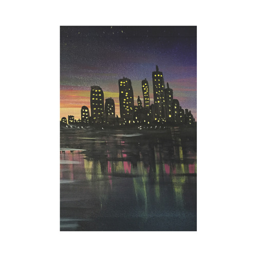 City Lights Garden Flag 12‘’x18‘’（Without Flagpole）