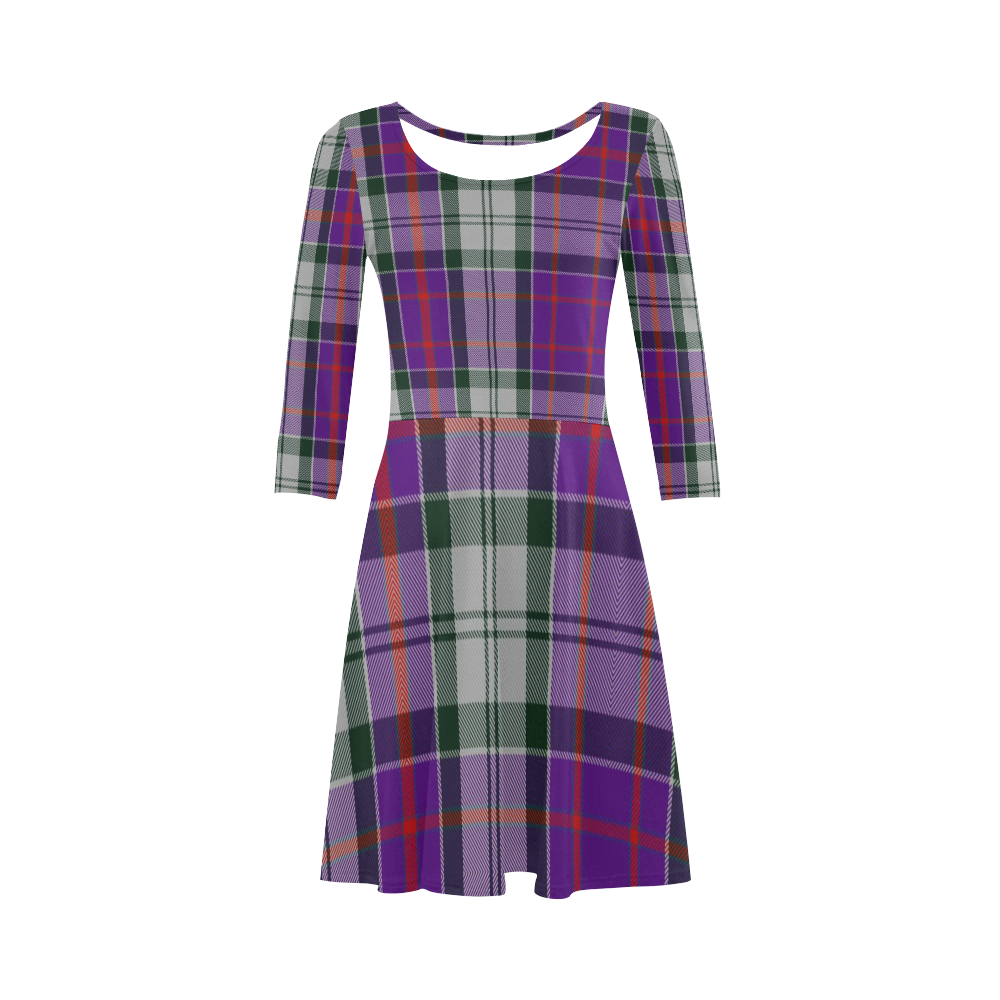 Culloden dress tartan 3/4 Sleeve Sundress (D23) ID D2082953