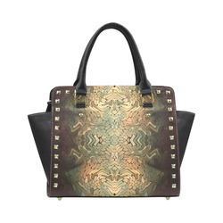 rainbow scales Rivet Shoulder Handbag (Model 1645)