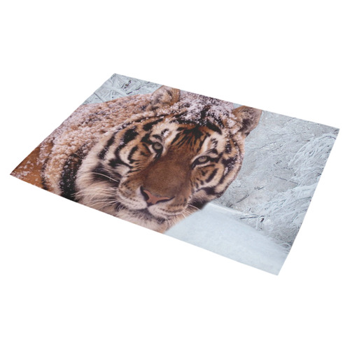 Tiger and Snow Azalea Doormat 30" x 18" (Sponge Material)