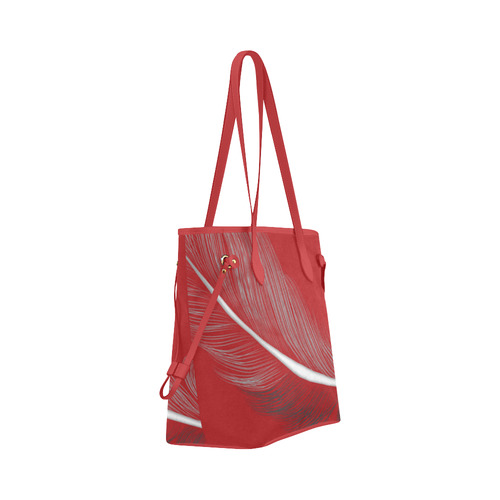 Feather Clover Canvas Tote Bag (Model 1661)