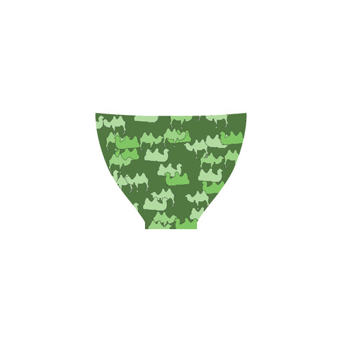 camelflage green Custom Bikini Swimsuit