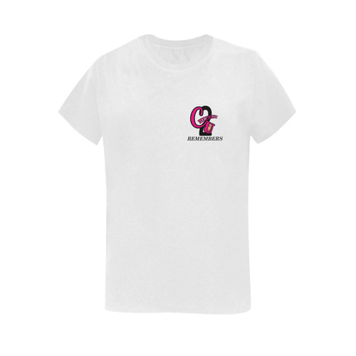 C2U REMEMBERS Women's T-Shirt in USA Size (Two Sides Printing)