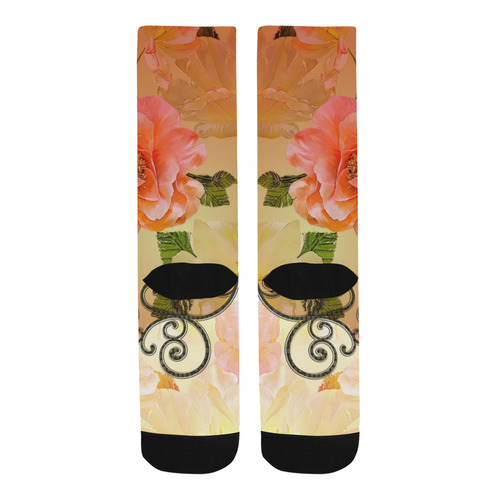 Beautiful flowers Trouser Socks