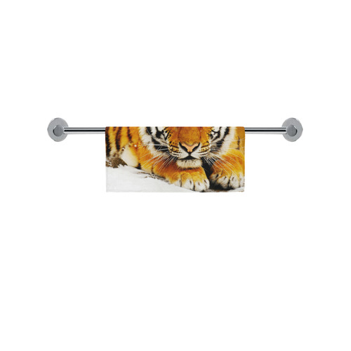 Siberian Tiger Square Towel 13“x13”