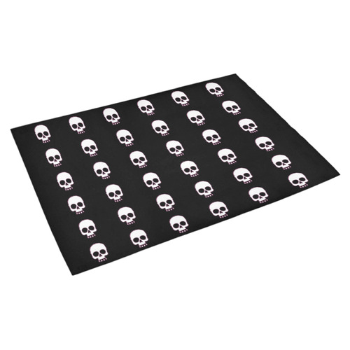 I Love Skulls Azalea Doormat 30" x 18" (Sponge Material)