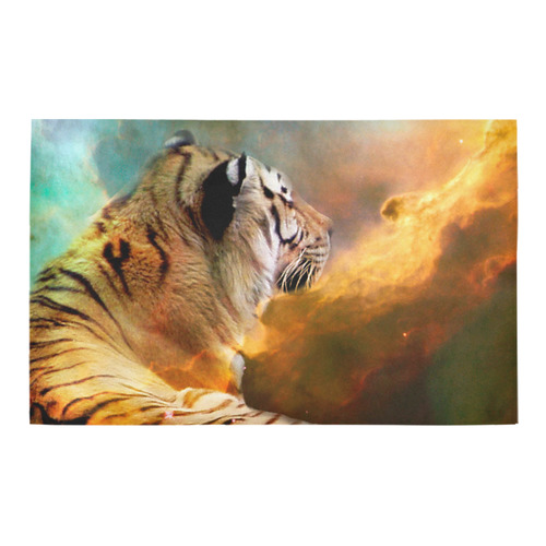 Tiger and Nebula Bath Rug 20''x 32''