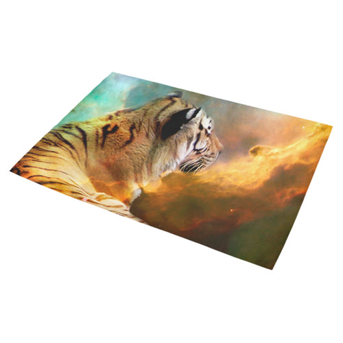 Tiger and Nebula Azalea Doormat 30" x 18" (Sponge Material)