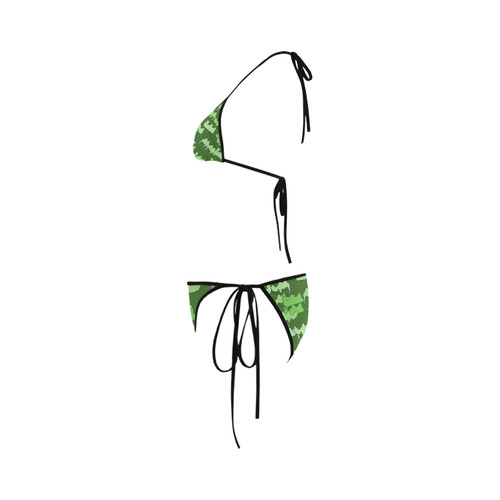 camelflage green Custom Bikini Swimsuit