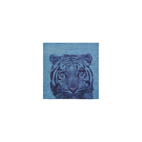 Tiger and Water Square Towel 13“x13”