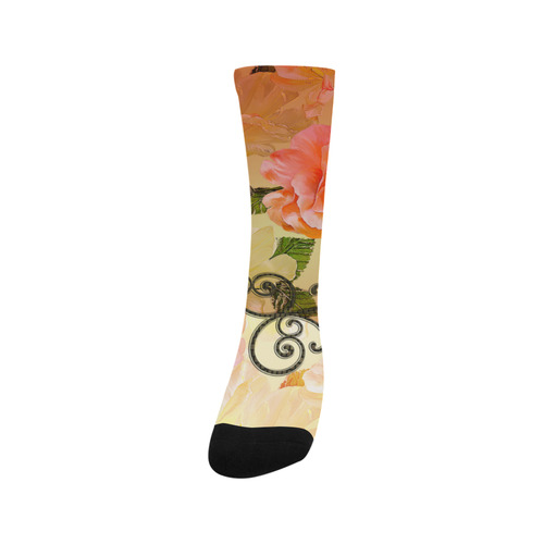 Beautiful flowers Trouser Socks