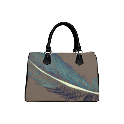 Feather Boston Handbag (Model 1621)