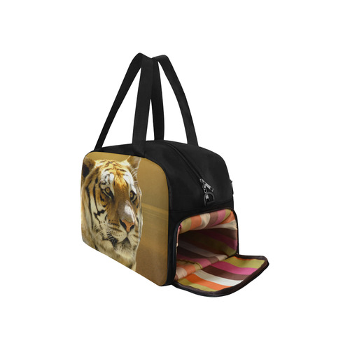 Golden Tiger Fitness Handbag (Model 1671)