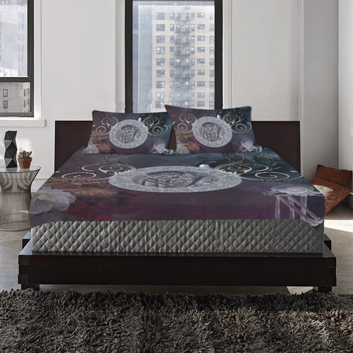 Amazing skeleton 3-Piece Bedding Set