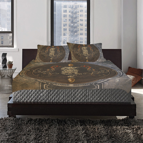 wonderful golden chinese dragon 3-Piece Bedding Set