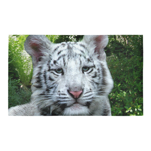 White Tiger Azalea Doormat 30" x 18" (Sponge Material)