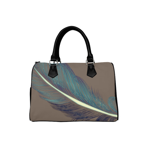 Feather Boston Handbag (Model 1621)