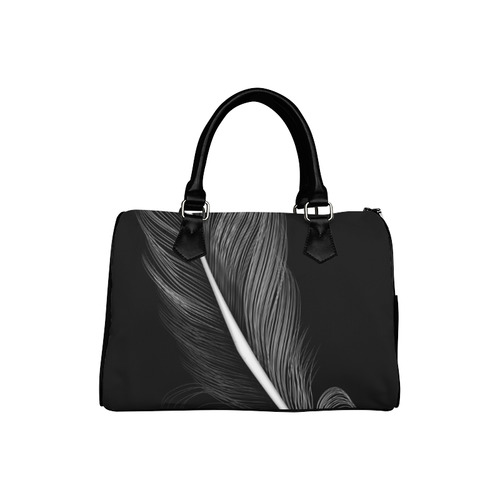 Feather Boston Handbag (Model 1621)