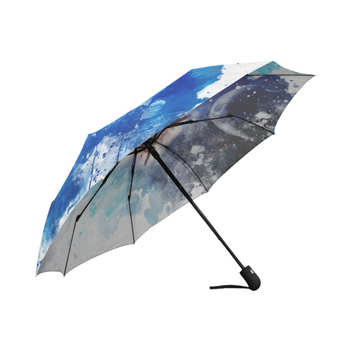 Watercolor, owl in the unoverse Auto-Foldable Umbrella (Model U04)