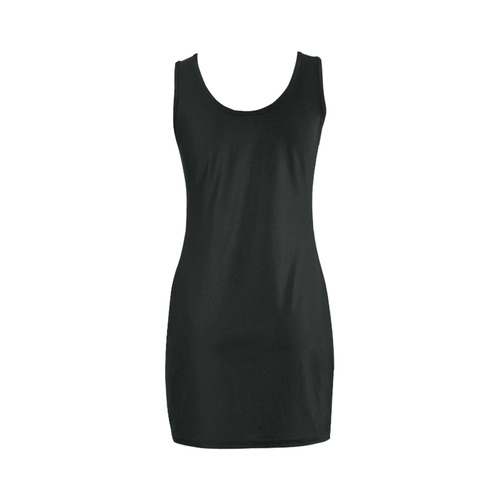 AAW101 BLACK Medea Vest Dress (Model D06)