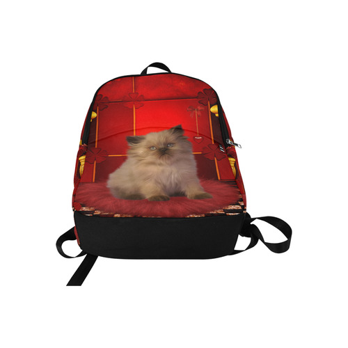 Cute little kitten Fabric Backpack for Adult (Model 1659)