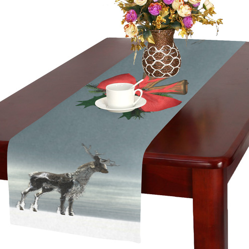 lonesome reindeer Table Runner 16x72 inch