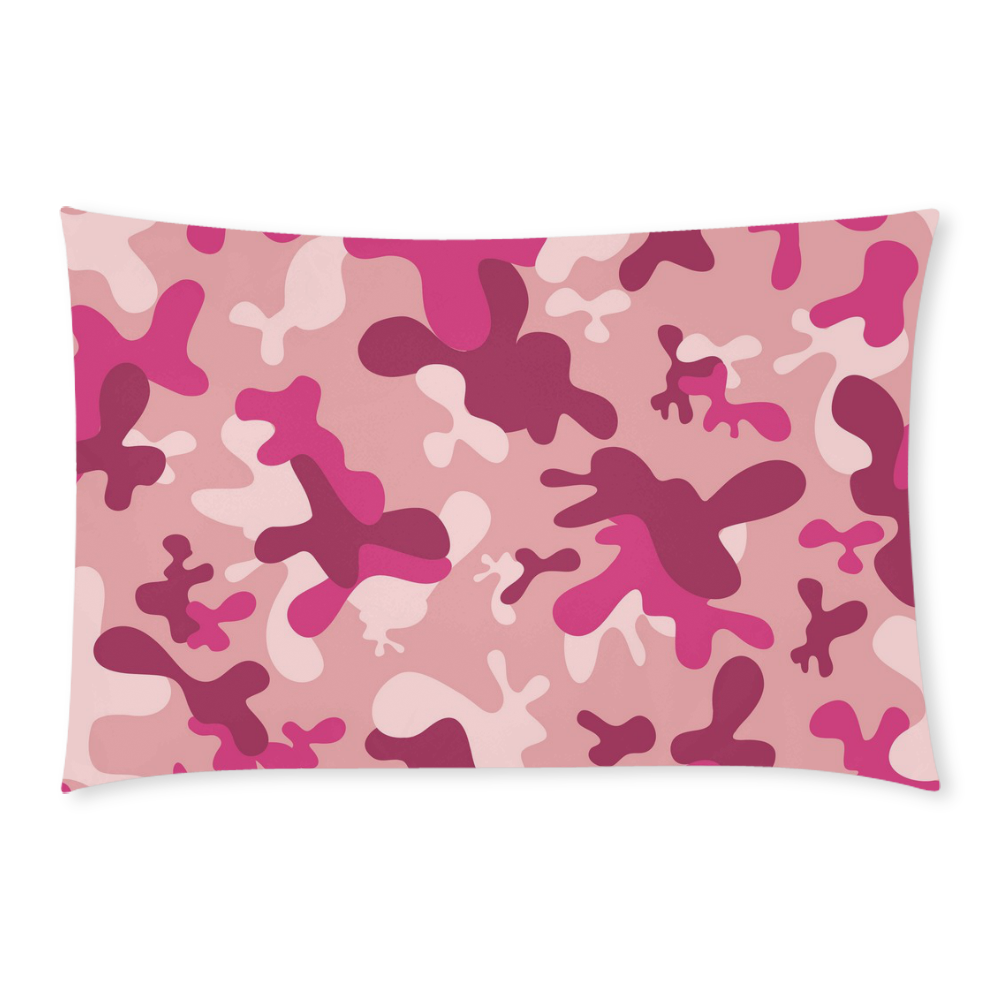 Pink Camouflage 3-Piece Bedding Set | ID: D2088378