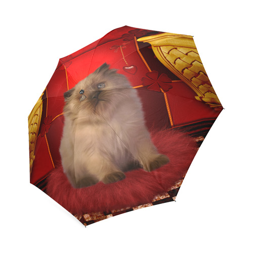 Cute little kitten Foldable Umbrella (Model U01)