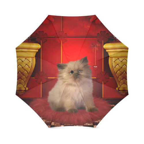 Cute little kitten Foldable Umbrella (Model U01)