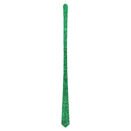 Green Glitter Classic Necktie (Two Sides)