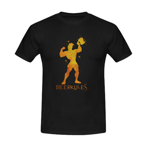 Strong Herkules loves Beer Men's Slim Fit T-shirt (Model T13)