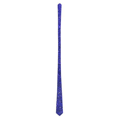 Blue Glitter Classic Necktie (Two Sides)