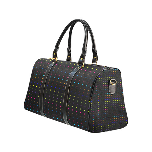 Dots & Colors Modern, Colorful pattern design New Waterproof Travel Bag/Large (Model 1639)