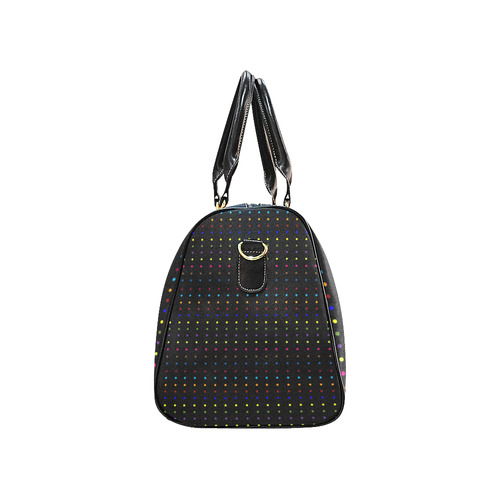 Dots & Colors Modern, Colorful pattern design New Waterproof Travel Bag/Large (Model 1639)
