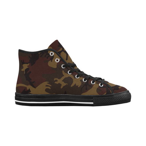 Camo Dark Brown Vancouver H Men's Canvas Shoes (1013-1)