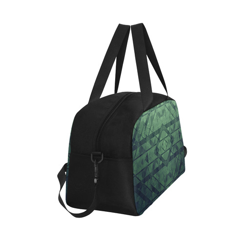 Sci-Fi Green Monster  Geometric design Fitness Handbag (Model 1671)