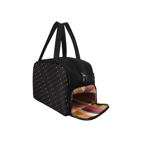 Dots & Colors Modern, Colorful pattern design Fitness Handbag (Model 1671)