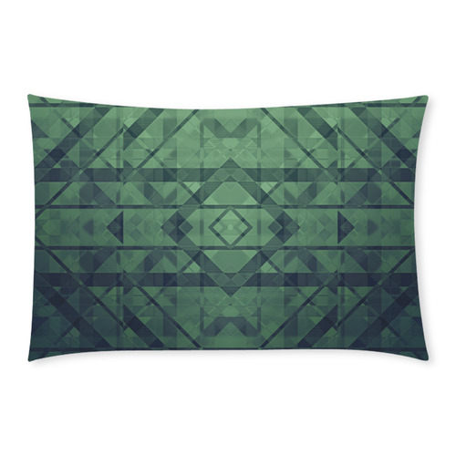 Sci-Fi Green Monster  Geometric design 3-Piece Bedding Set