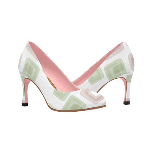 pink and green heels