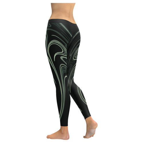 Untitled-1b Women's Low Rise Leggings (Invisible Stitch) (Model L05)