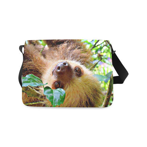 sloth messenger bag