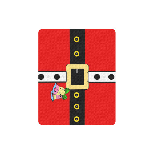 Santa Belt by Nico Bielow Rectangle Mousepad