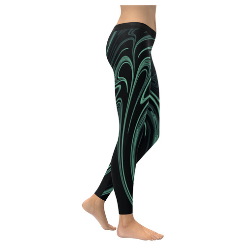 Untitled-1 Women's Low Rise Leggings (Invisible Stitch) (Model L05)