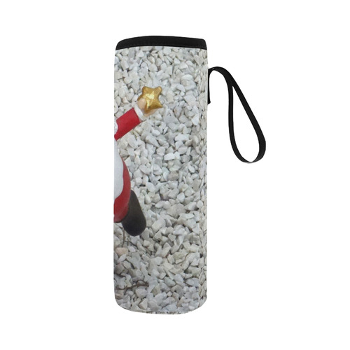 Cute little Santa by JamColors Neoprene Water Bottle Pouch/Large