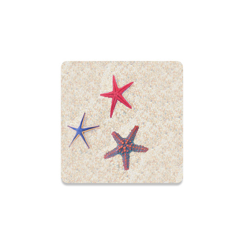 Starfish Beach Square Coaster