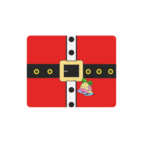 Santa Belt by Nico Bielow Rectangle Mousepad