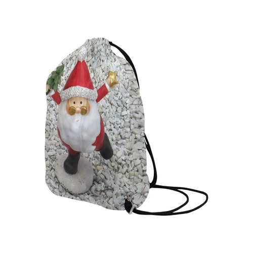 Cute little Santa by JamColors Large Drawstring Bag Model 1604 (Twin Sides)  16.5"(W) * 19.3"(H)